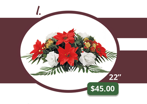 I - Poinsettia Saddle