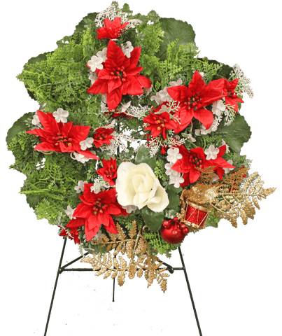 17- Medium Wreath Red